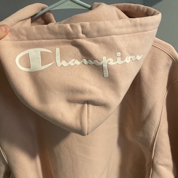 Champion pink cropped hoodie - Picture 6 of 11